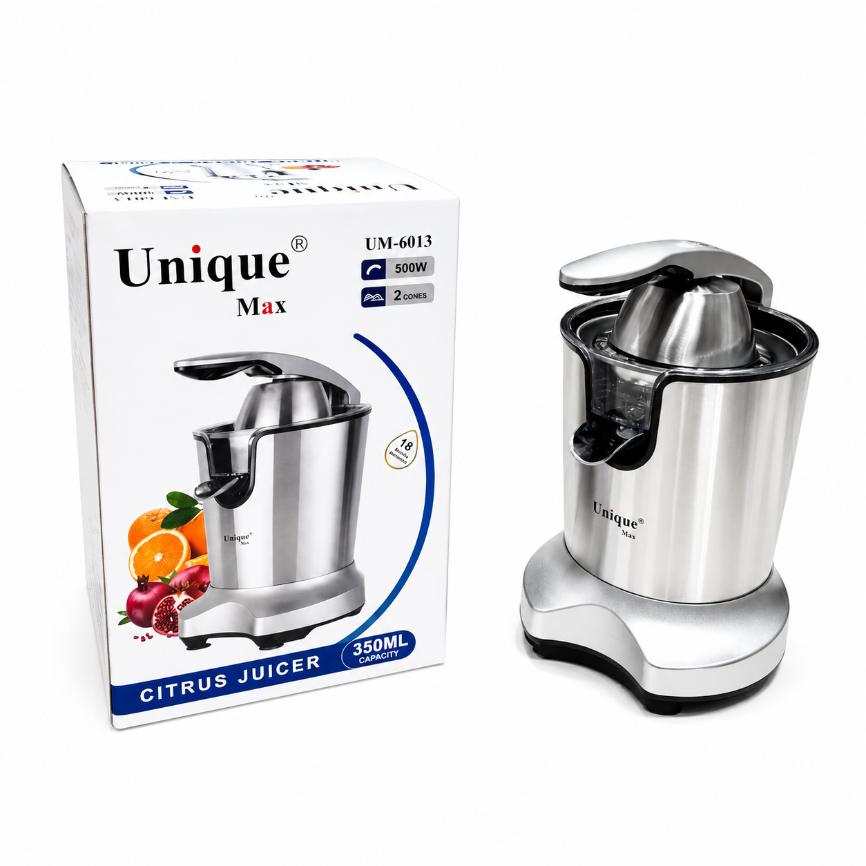 آب مرکبات گیربرقی یونیک مکس مدل UM-6013 | بدنه استیل | توان 500 وات